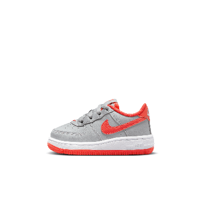 Shop Nike Force 1 Baby/toddler Shoes In Grey