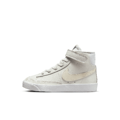 Shop Nike Blazer Mid '77 Little Kids' Shoes In Grey