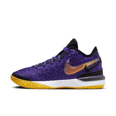 Shop Nike Men's Lebron Nxxt Gen Basketball Shoes In Purple