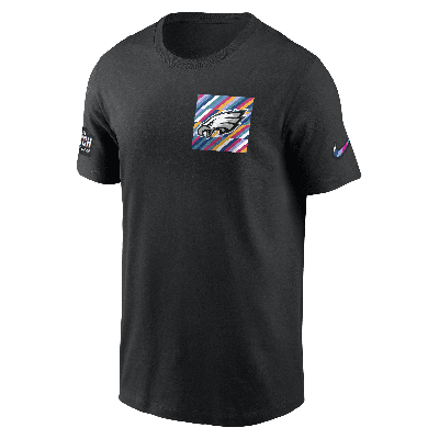 Shop Nike Philadelphia Eagles Crucial Catch Sideline  Men's Nfl T-shirt In Black