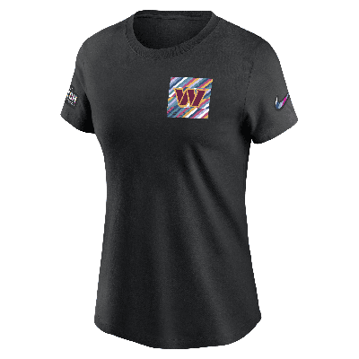 Shop Nike Washington Commanders Crucial Catch Sideline  Women's Nfl T-shirt In Black