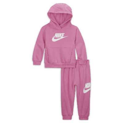 Shop Nike Sportswear Club Fleece Baby (12-24m) Hoodie Set In Pink