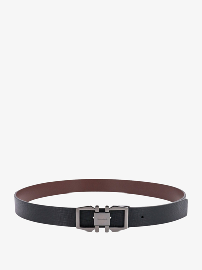 Shop Ferragamo Belt In Black