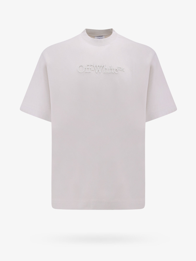Shop Off-white T-shirt In Grey