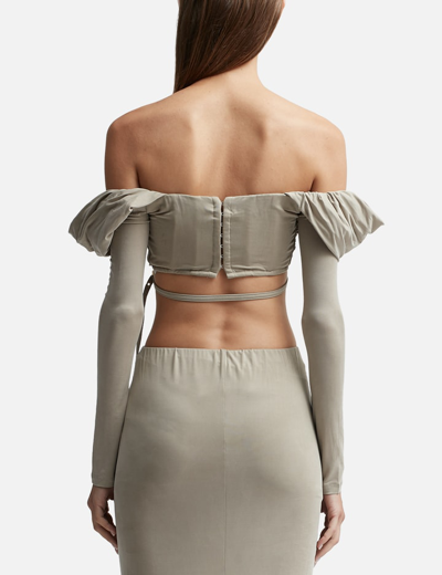 Jacquemus Le Haut Spalla In Green