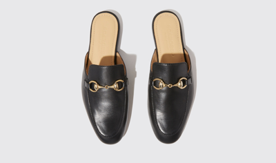 Scarosso Serena Mules In Black - Calf