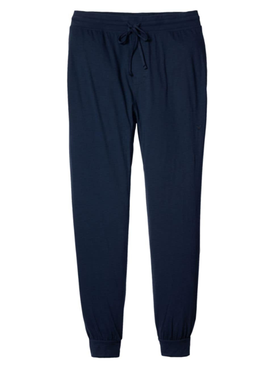 Shop Petite Plume Men's Pima Cotton Pajama Pants In Navy