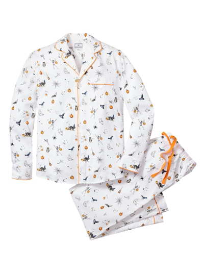 Shop Petite Plume Men's Trick Or Treat Graphic Pajamas In White
