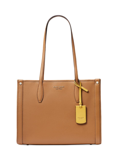 Shop Kate Spade Women's Market Pebbled Leather Tote In Bungalow