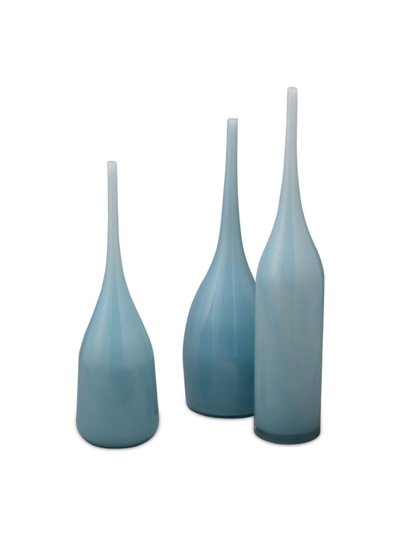 Shop Jamie Young Co. Pixie Decorative Vases In Periwinkle