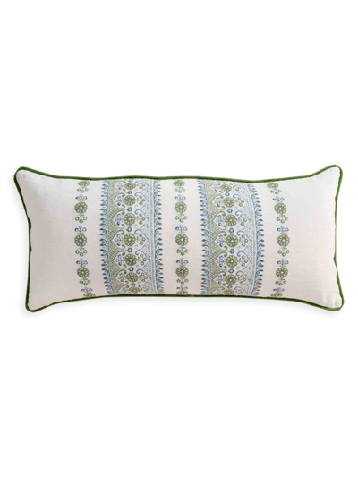Shop Juliska Seville 11" X 22" Pillow In Green