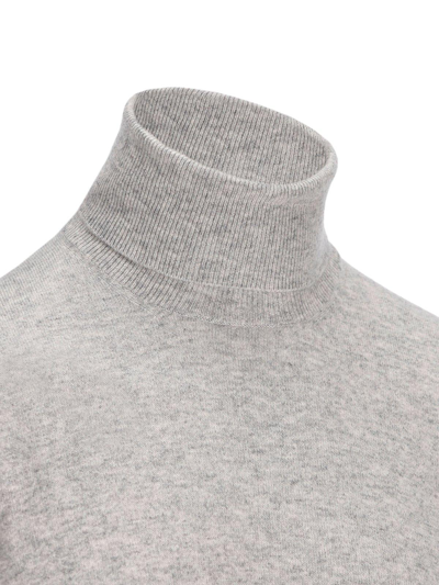 Shop Brunello Cucinelli Turtleneck Jumper In Ciottolo