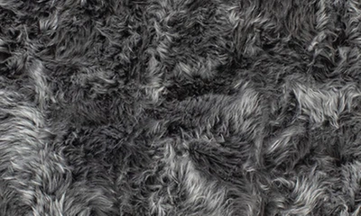 Shop Natural Genuine Sheepskin Rug In Grey