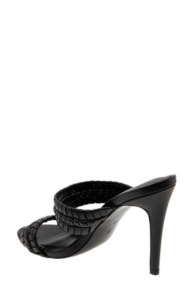 Shop Bcbgeneration Jendi Slide Sandal In Black Leather