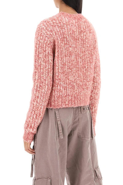 Shop Acne Studios V-neck Wool Sweater In Multicolor