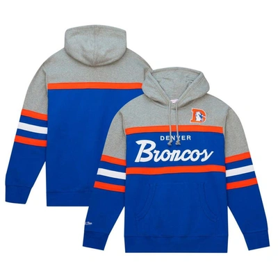 Men's Nike Royal Denver Broncos Classic Pullover Hoodie