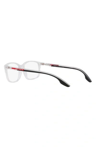Shop Prada 56mm Pillow Optical Glasses In Clear