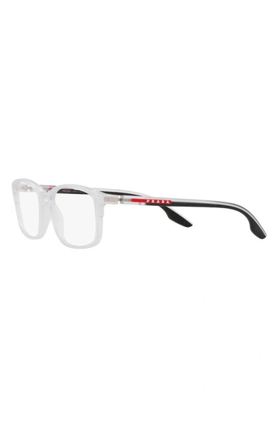 Shop Prada 56mm Pillow Optical Glasses In Clear