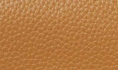 Shop Tory Burch Mcgraw Continental Leather Zip Wallet In Tiramisu