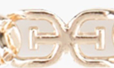 Shop Sam Edelman Logo Chain Link Belt In Gold