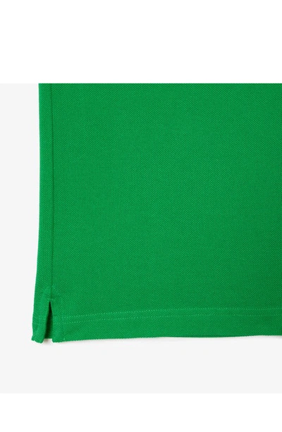 Lacoste Logo-patch Short-sleeve Polo Shirt In Siw Calathea