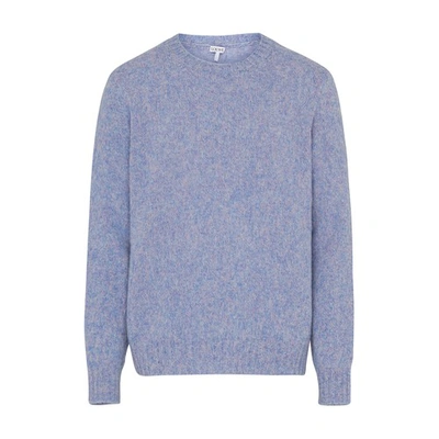 Shop Loewe Sweater In Pink_blue