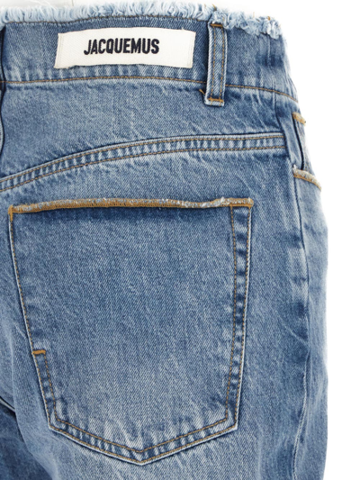 Shop Jacquemus Denim Trouser In Blue