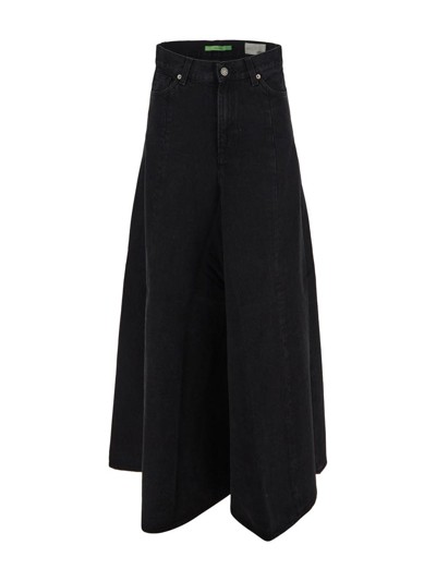 Shop Haikure Oversize Skirt In Black