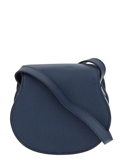 Shop Chloé Small Saddle Bag In Blue