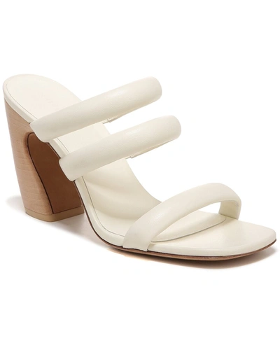 Shop Vince Dara Leather Strappy Sandal In White