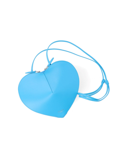 Shop Alaïa Women Coeur' Mini Bag In Blue