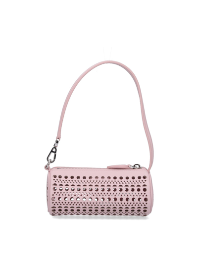Shop Alaïa Women Tube Mini Bag In Pink