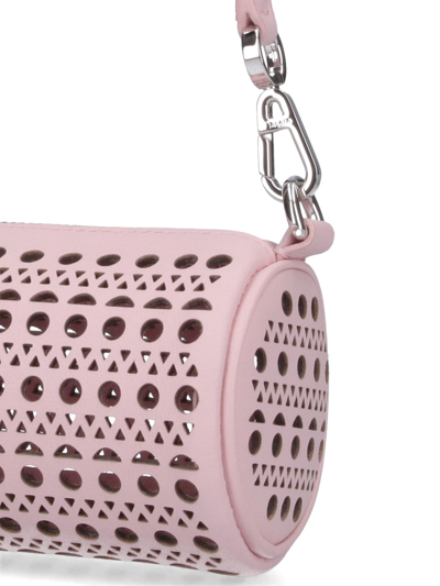 Shop Alaïa Women Tube Mini Bag In Pink