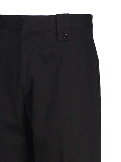 Shop Bottega Veneta Wide-leg Trousers In Black