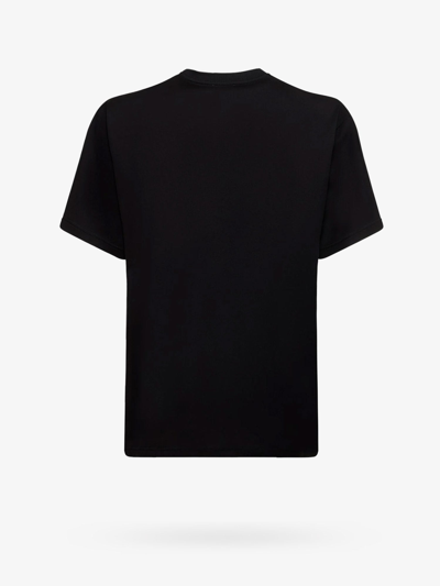 Shop Burberry Man T-shirt Man Black T-shirts