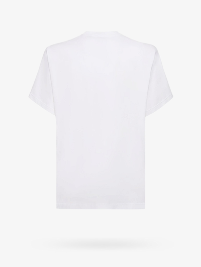 Shop Burberry Man T-shirt Man White T-shirts