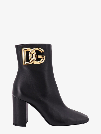 Shop Dolce & Gabbana Woman Ankle Boots Woman Black Boots