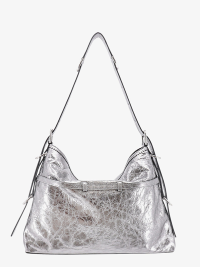 Shop Givenchy Woman Voyou Woman Grey Shoulder Bags In Gray