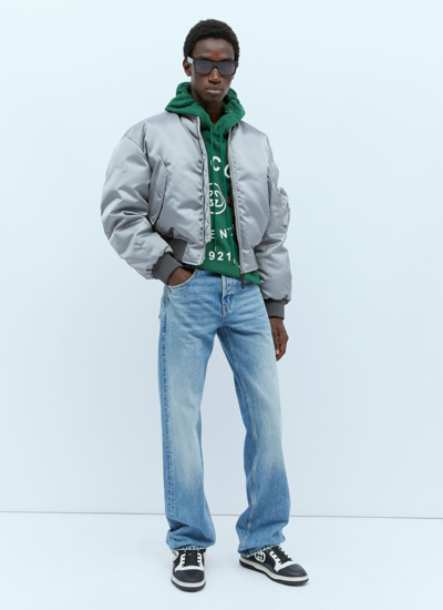 Shop Gucci Men Interlocking G Torchon Hooded Sweatshirt In Green