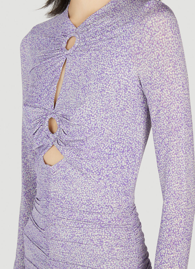 Shop Isabel Marant Women Jana Dress In Purple