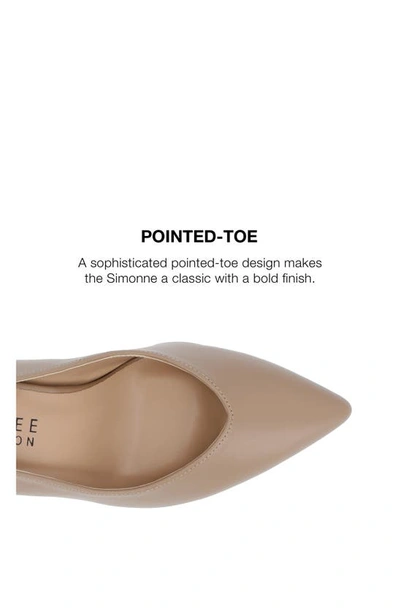 Journee Collection Simonne Pointed Toe Pump In Mocha