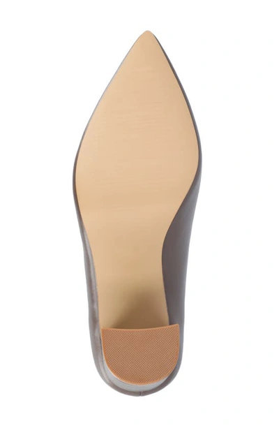 Journee Collection Simonne Pointed Toe Pump In Truffle