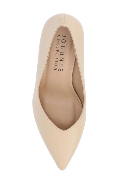 Journee Collection Simonne Pointed Toe Pump In Shell