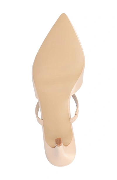Shop Journee Collection Yvon Supernatural Shades Tru Comfort Foam Pointed Toe Mule Pump In Vanilla