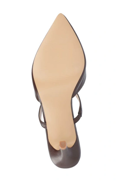 Journee Collection Yvon Pointed Toe Mule In Mahogany