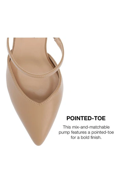 Journee Collection Yvon Pointed Toe Mule In Carmel