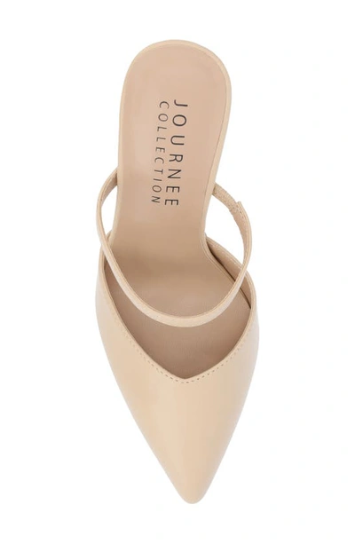 Journee Collection Yvon Pointed Toe Mule In Shell