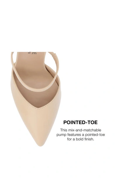 Shop Journee Collection Yvon Supernatural Shades Tru Comfort Foam Pointed Toe Mule Pump In Shell