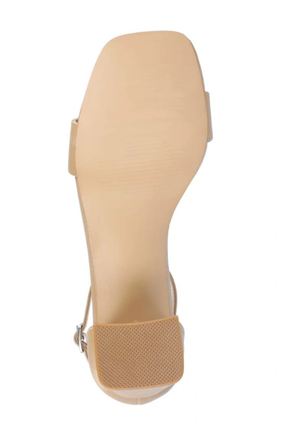 Journee Collection Valenncia Ankle Strap Sandal In Honey