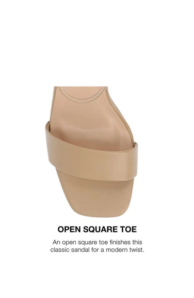 Journee Collection Valenncia Ankle Strap Sandal In Honey